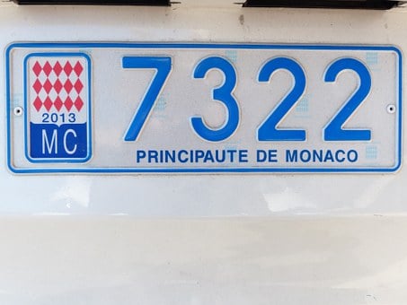 exemple plaque d'immatriculation