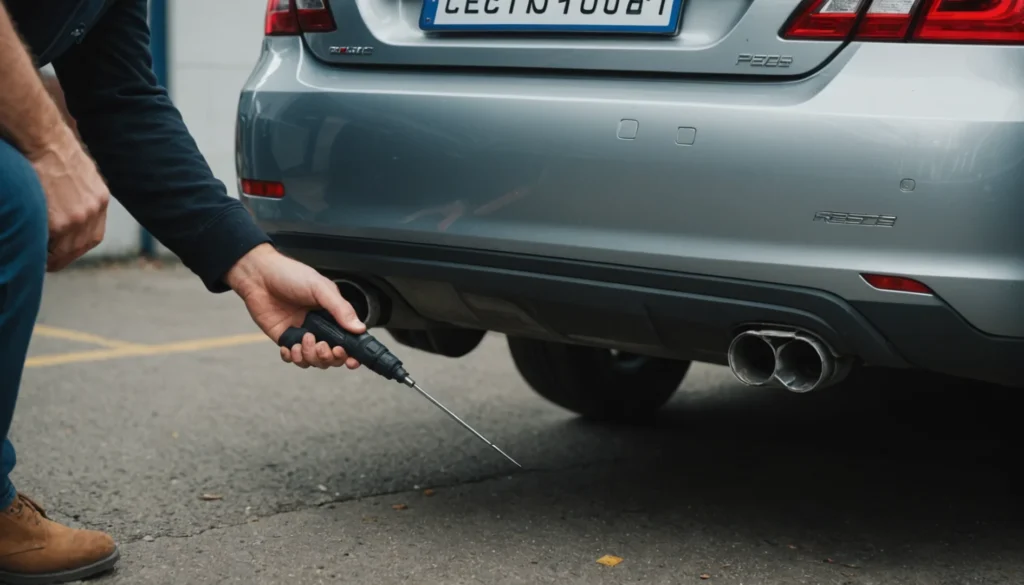 comment remettre un capteur de recul enfoncé