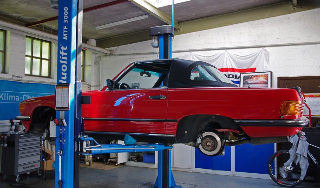 aménagement atelier automobile