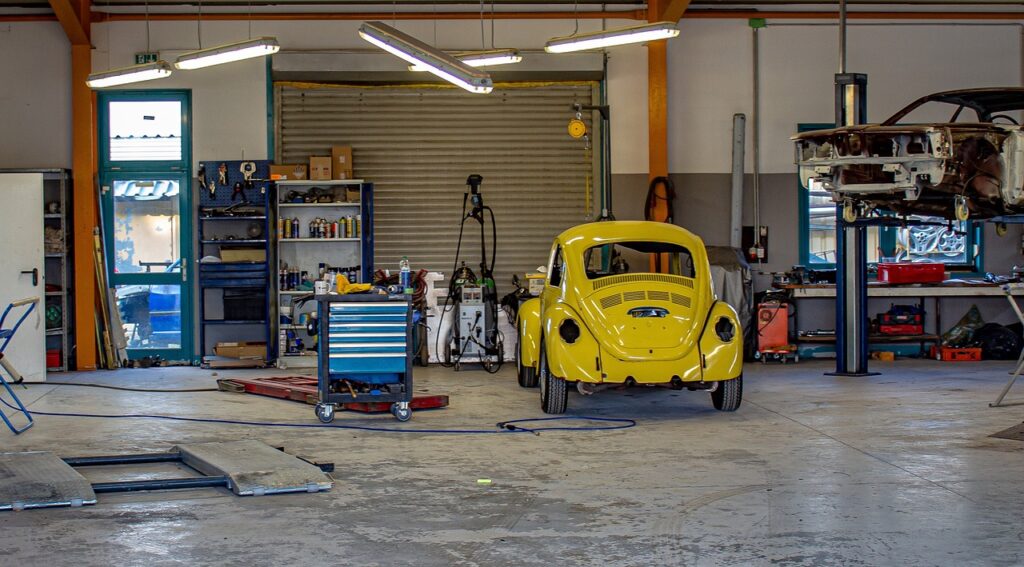 garage pour entretien voiture